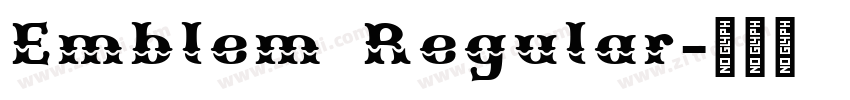 Emblem Regular字体转换